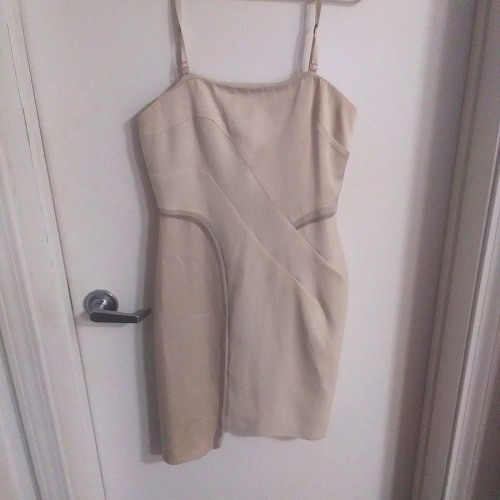 Baby runway mini asymmetric dress